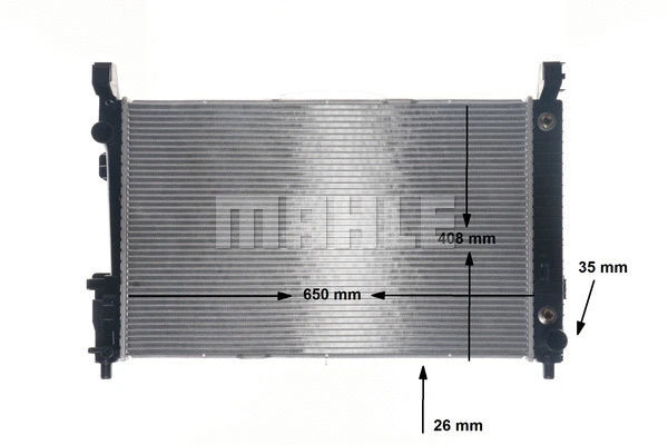 Radiator, engine cooling