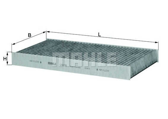 Filter, cabin air (LAK 56)