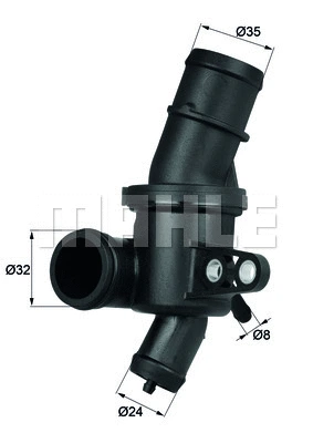 Thermostat, coolant (TH 4 80 AP)