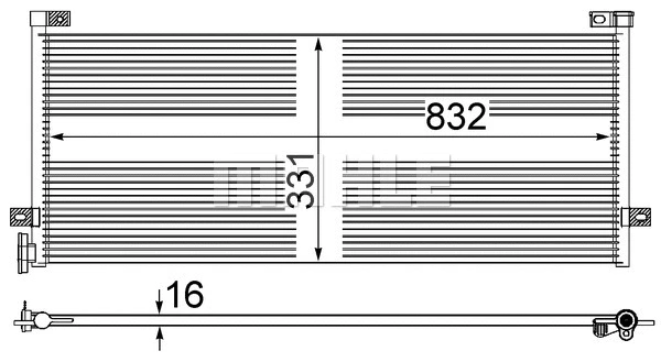 Condenser, air conditioning