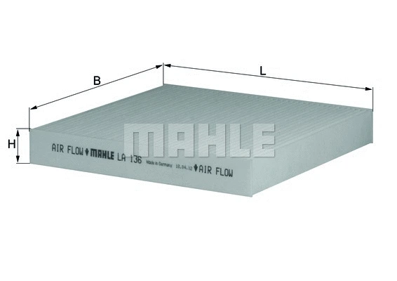 Filter, cabin air (LA 136)