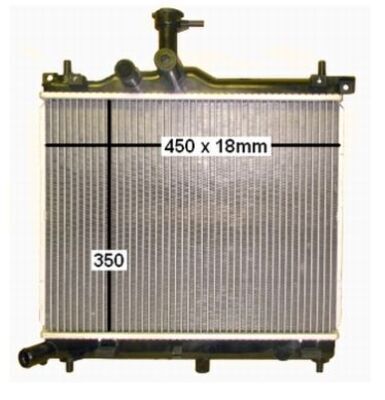 Radiator, engine cooling (CR 1255 000S)