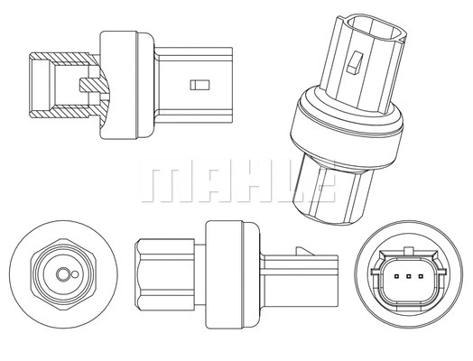 Pressure Switch, air conditioning