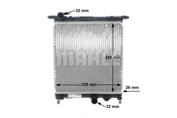 Radiator, engine cooling