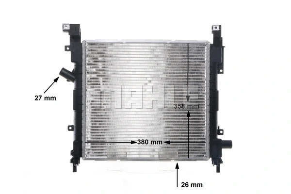 Radiator, engine cooling