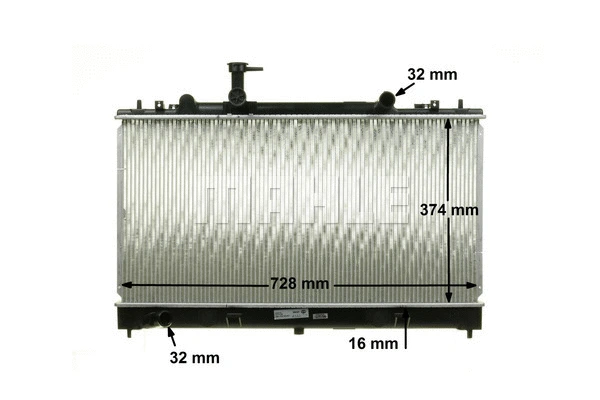 Radiator, engine cooling