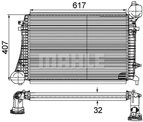 Charge Air Cooler (CI 167 000P)