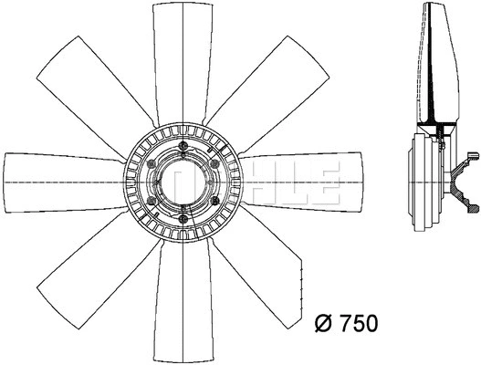 Fan, engine cooling
