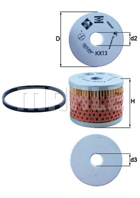 Fuel Filter (KX 13D)