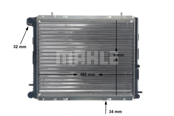 Radiator, engine cooling