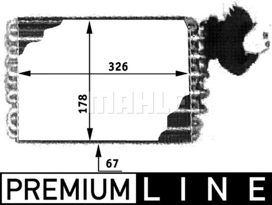 Evaporator, air conditioning
