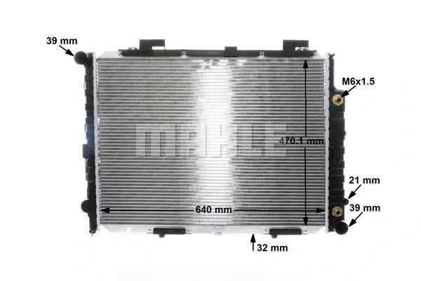 Radiator, engine cooling