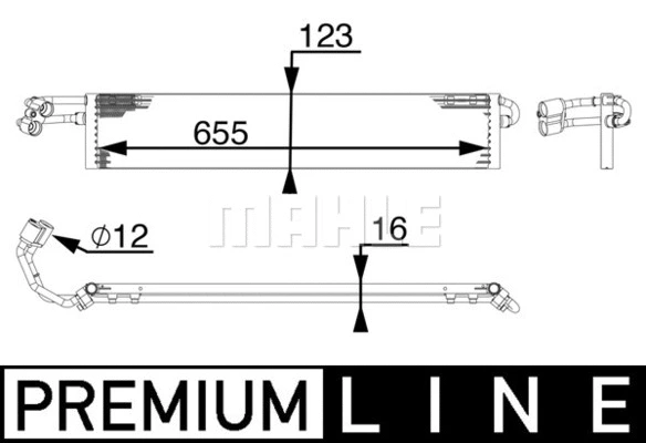 Oil Cooler, automatic transmission