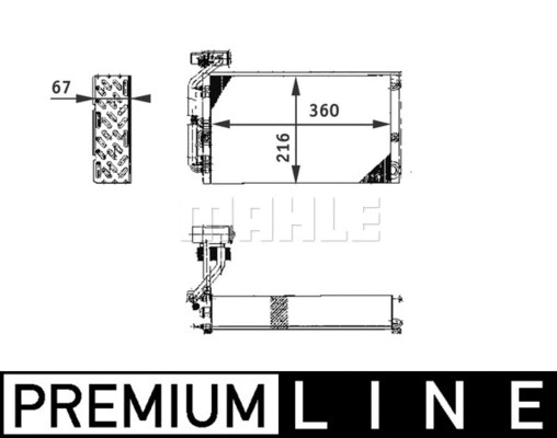 Evaporator, air conditioning