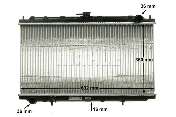 Radiator, engine cooling
