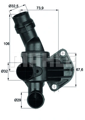 Thermostat, coolant (TI 6 87)