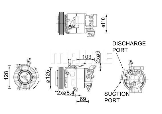 Compressor, air conditioning