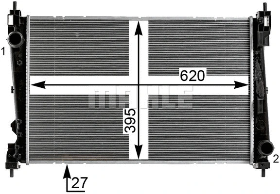 Radiator, engine cooling