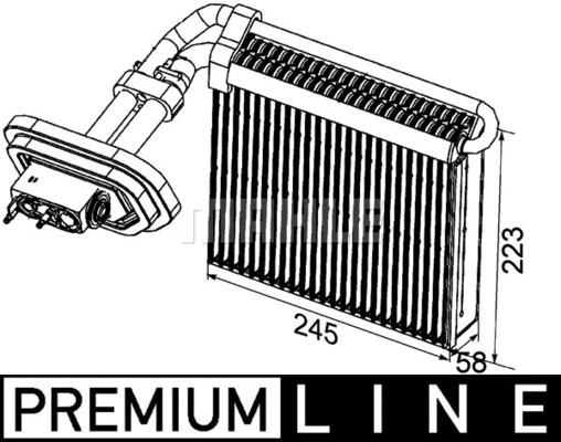 Evaporator, air conditioning