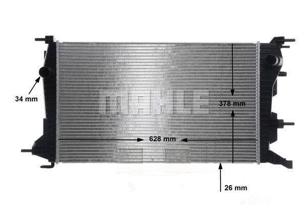 Radiator, engine cooling