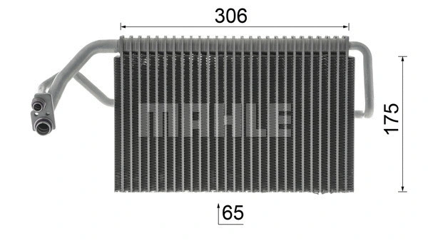 Evaporator, air conditioning