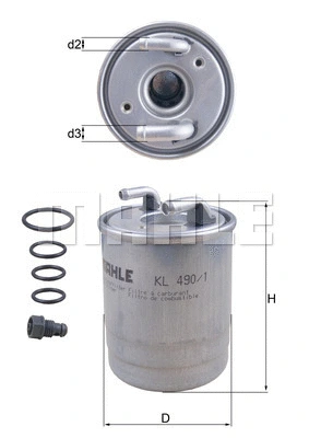 Fuel Filter (KL 490/1D)