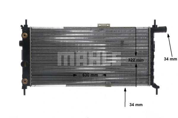 Radiator, engine cooling