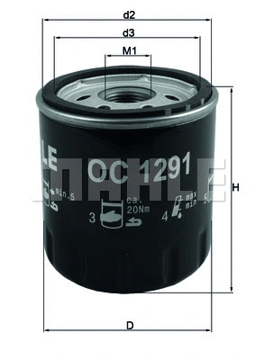 Oil Filter (OC 1291)