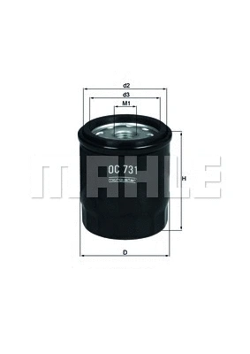 Oil Filter (OC 731)