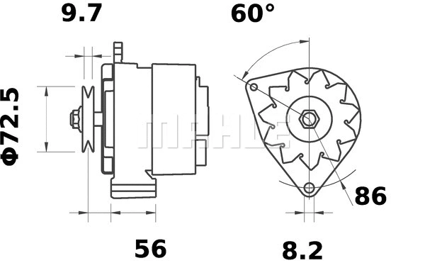 Alternator (MG 628)
