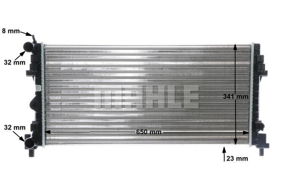 Radiator, engine cooling