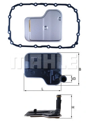 Hydraulic Filter, automatic transmission (HX 240D)