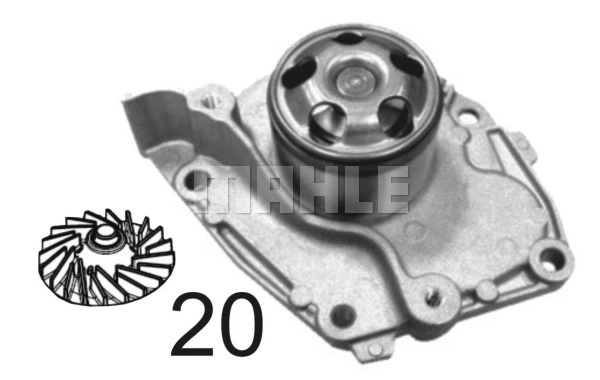 Water Pump, engine cooling (CP 583 000S)
