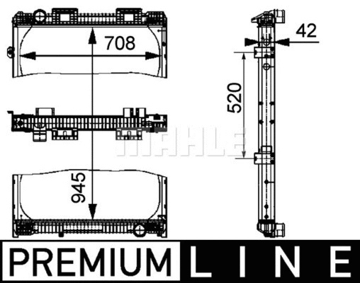 Radiator, engine cooling