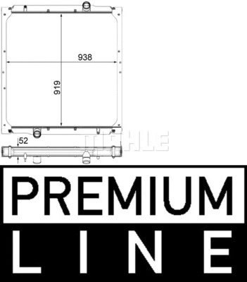 Radiator, engine cooling