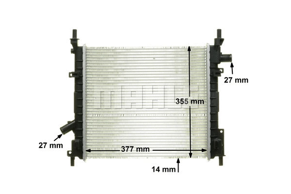 Radiator, engine cooling