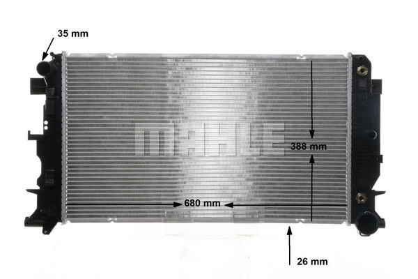 Radiator, engine cooling