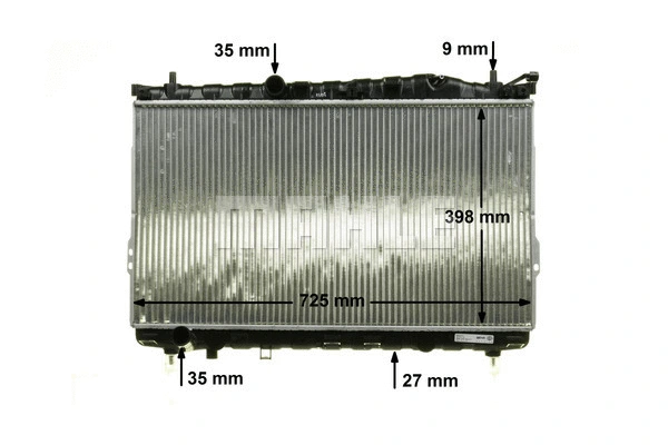 Radiator, engine cooling