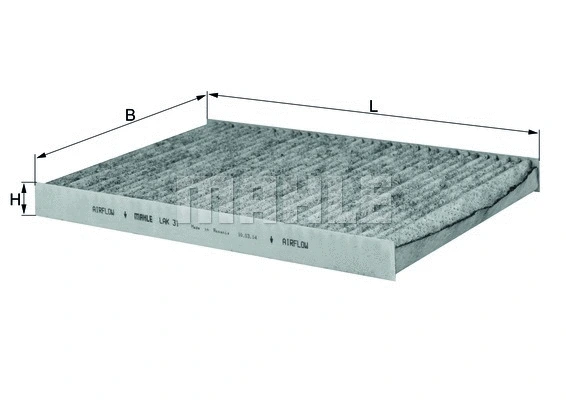 Filter, cabin air (LAK 31)