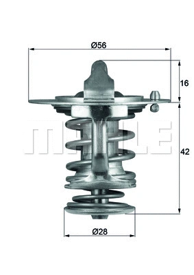 Thermostat, coolant