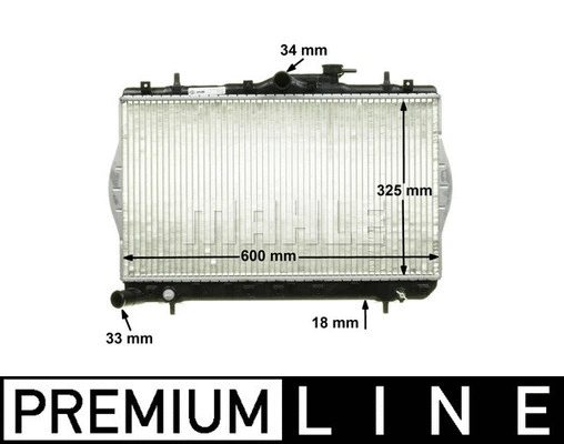 Radiator, engine cooling