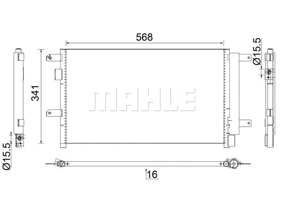 Condenser, air conditioning