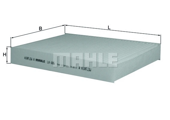 Filter, cabin air (LA 686)