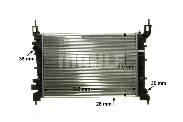 Radiator, engine cooling (CR 1193 000P)