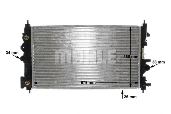 Radiator, engine cooling