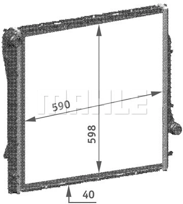 Radiator, engine cooling