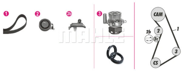 Water Pump & Timing Belt Kit (CPK 70 000P)