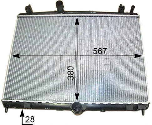 Radiator, engine cooling