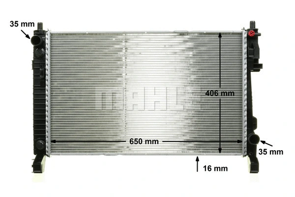 Radiator, engine cooling