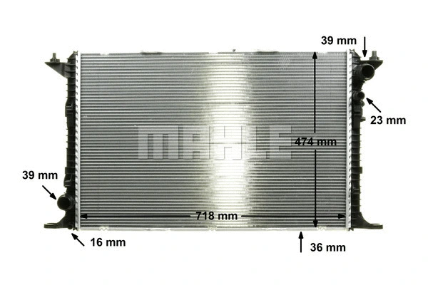 Radiator, engine cooling